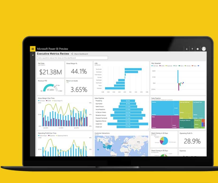 Dynamics GP dashboard reports