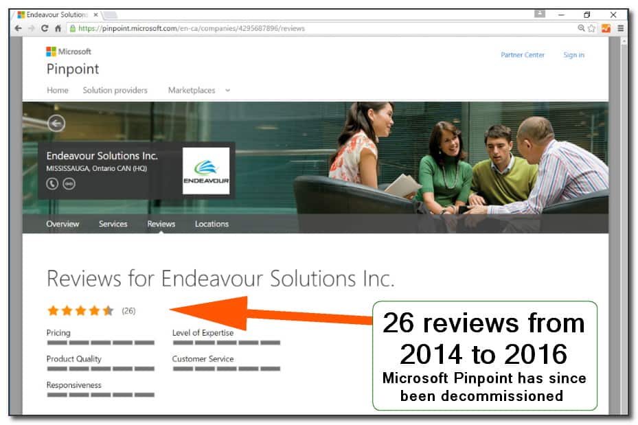 Microsoft Pinpoint Reviews