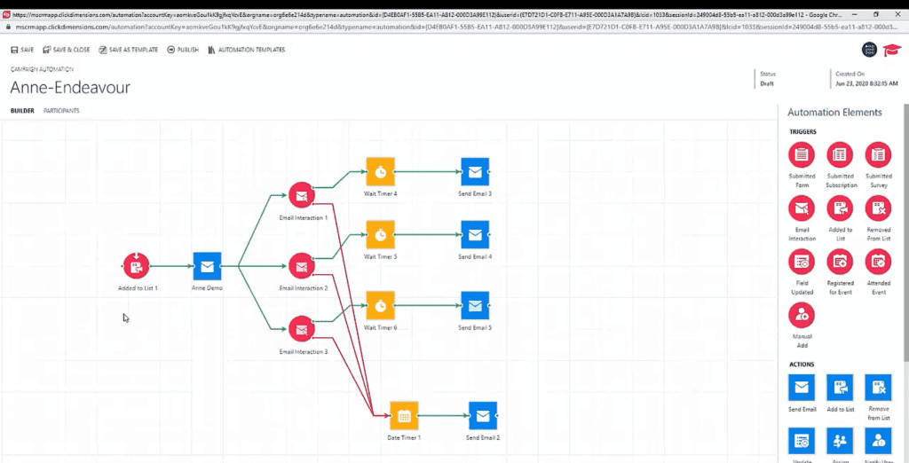 Link to Video on Endeavour365 for Marketing Automaiton