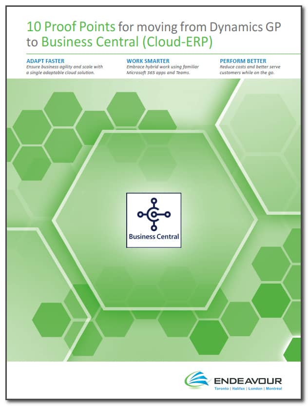 Migration GP to Business Central white paper