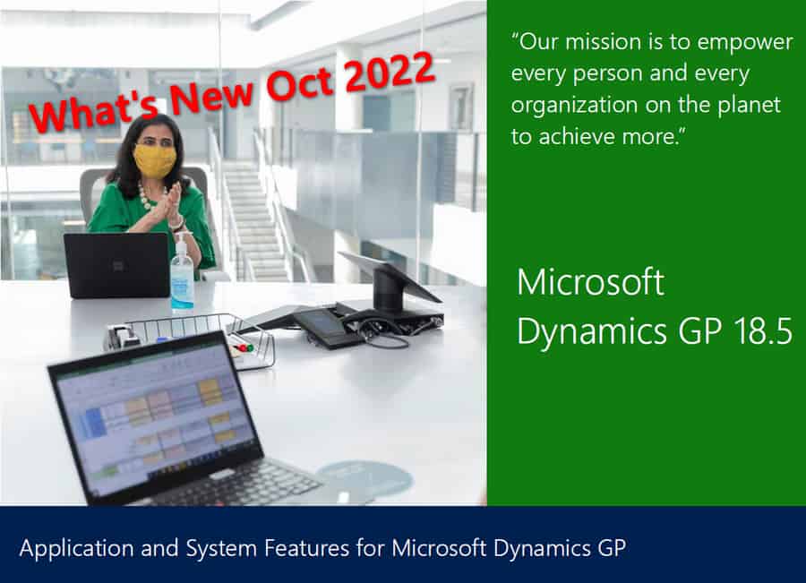 Dynamics GP 18.5 what's new