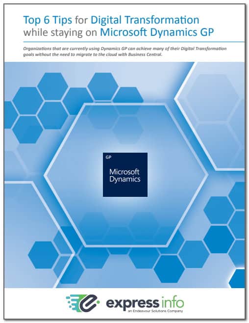 GP Support North & Express Info - What's New in Microsoft Dynamics GP 2025
